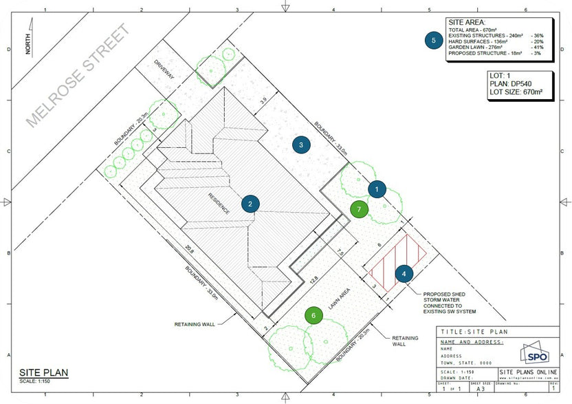 Detailed Site Plan | Accurate Plans for Approvals – Site Plans Online